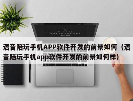 语音陪玩手机APP软件开发的前景如何（语音陪玩手机app软件开发的前景如何样）