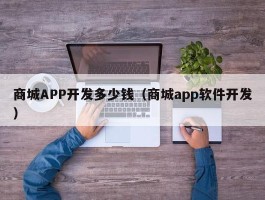 商城APP开发多少钱（商城app软件开发）