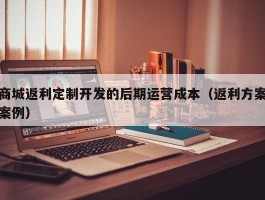 商城返利定制开发的后期运营成本（返利方案案例）